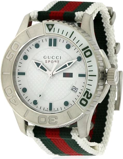 reloj gucci hombre blanco|gucci watches on sale discount.